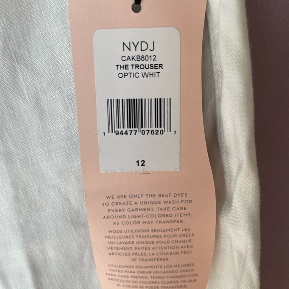 NYDJ curves 360 white trousers - Picture 8 of 9